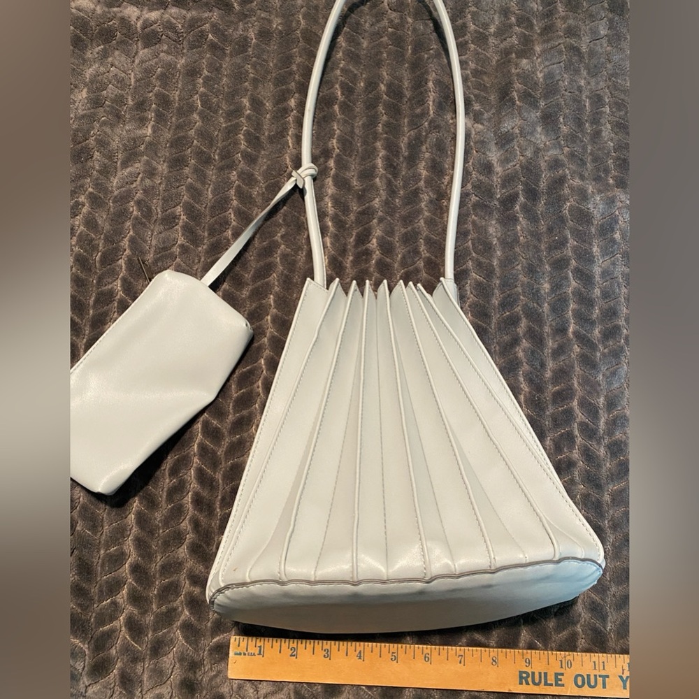 Universal threads light blue shoulder bag with coin purse EUC